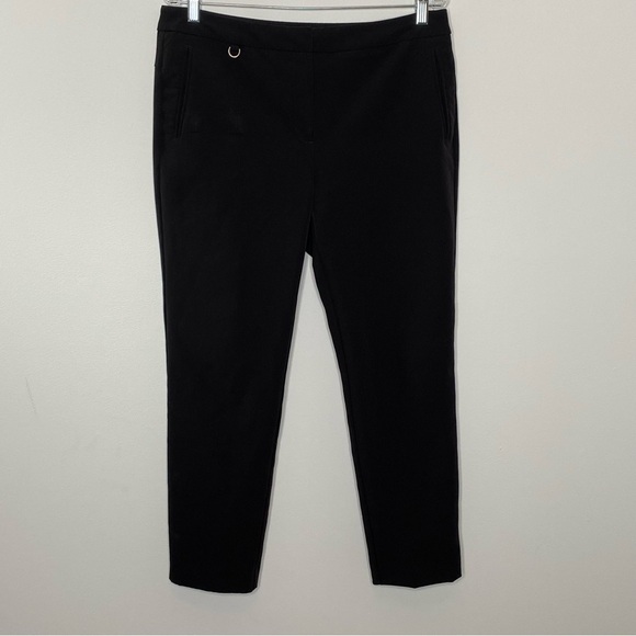 Adrianna Papell Black Straight Leg Pants - Picture 1 of 8